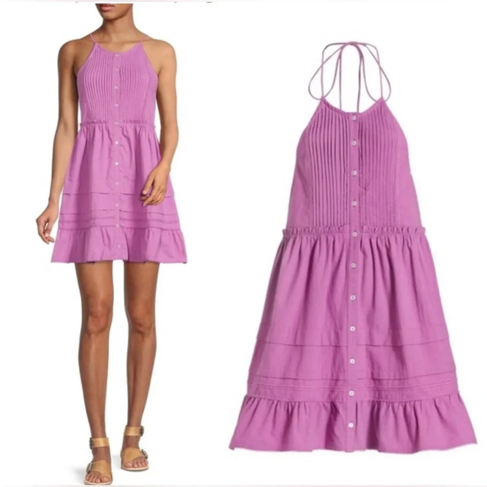 Free People "Desert Days" Mini Dress Size Medium - Picture 9 of 16